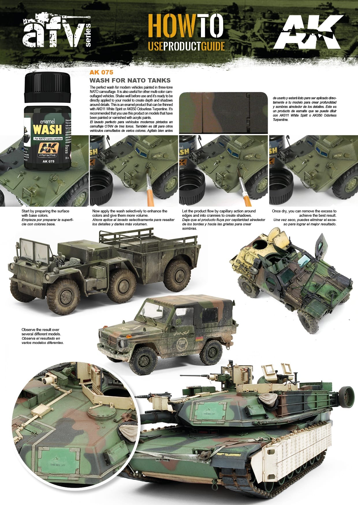 AK Interactive Wash for NATO Camo Vehicles AKI 075 General Info 1