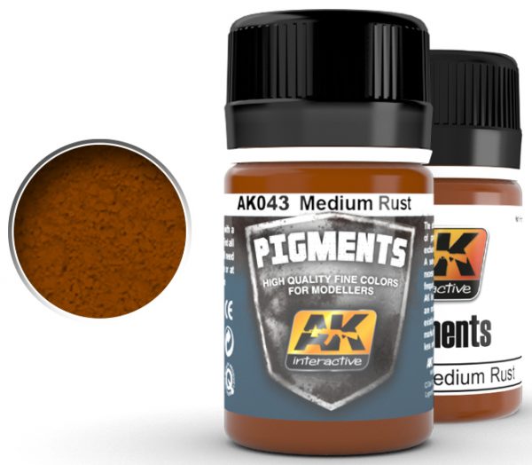 Medium Rust Pigments by AK Interactive AKI 043