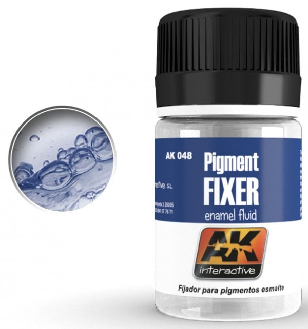 Pigment Fixer Enamel Fluid par AK Interactive AKI 048