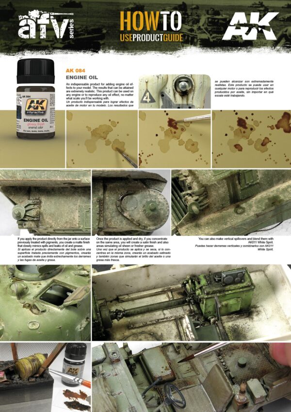 Fresh Engine Oil Enamel Wash by AK Interactive AKI 084 Page 1