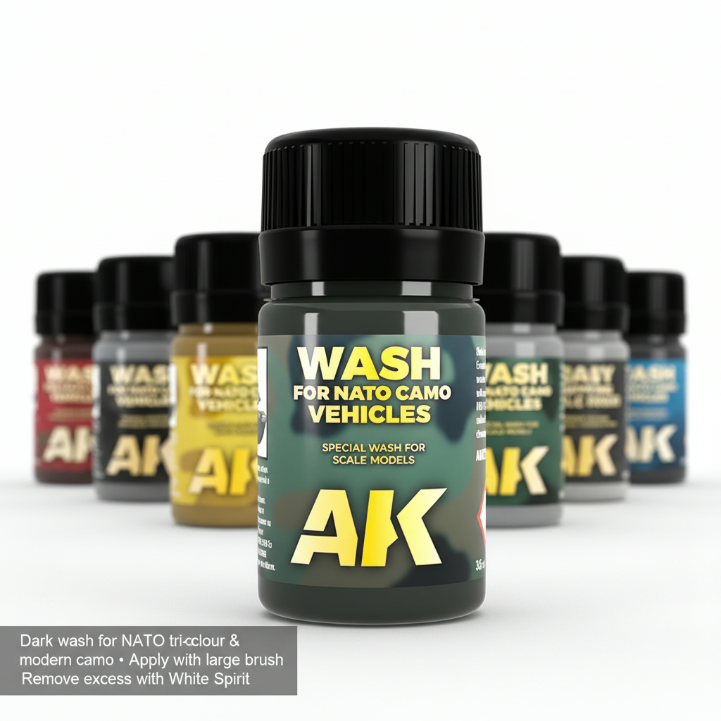 AK Interactive Wash for NATO Camo Vehicles AKI 075