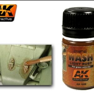 Light Rust Enamel Wash by AK Interactive AKI-046