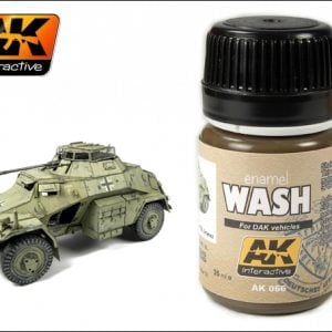 For Dak Vehicles Enamel Wash by AK Interactive AKI-066