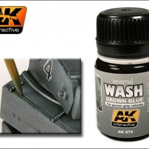 Brown Blue Enamel Wash by AK Interactive AKI-070