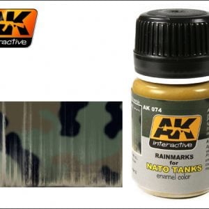 Rain mark for NATO TanksEnamel Wash by AK Interactive AKI-074