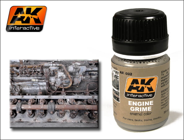 Engine Grime Enamel Color Colour by AK Interactive AKI-082