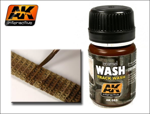 Track Wash Enamel Wash by AK Interactive AKI-083