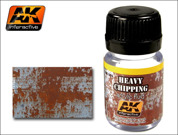 Heavy Chipping Acrylic Fluid Wash by AK Interactive AKI-089