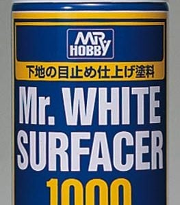 Mr White Surfacer 1000 Spray 170ml by Mr Hobby Gunze GUZ-511