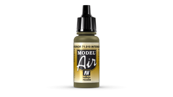 Vallejo Model Air Color Couleur Intérieur Vert 71010