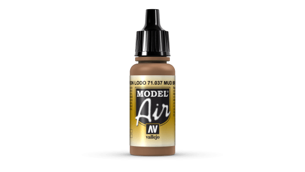 Vallejo Model Air Color Couleur Mud Brown 71037