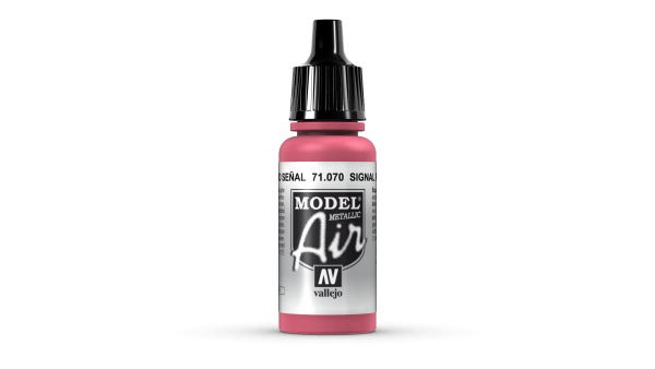 Vallejo Model Air Color Couleur Rouge Signal Métallisé 71070