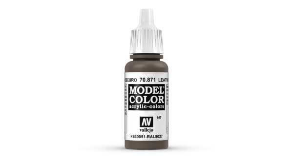 Vallejo Modèle Couleur Couleur 70871 Cuir Marron 147