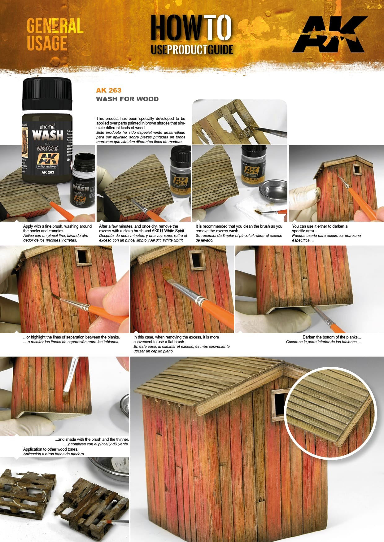 AK Interactive Wash for Wood AKI 263 General Info