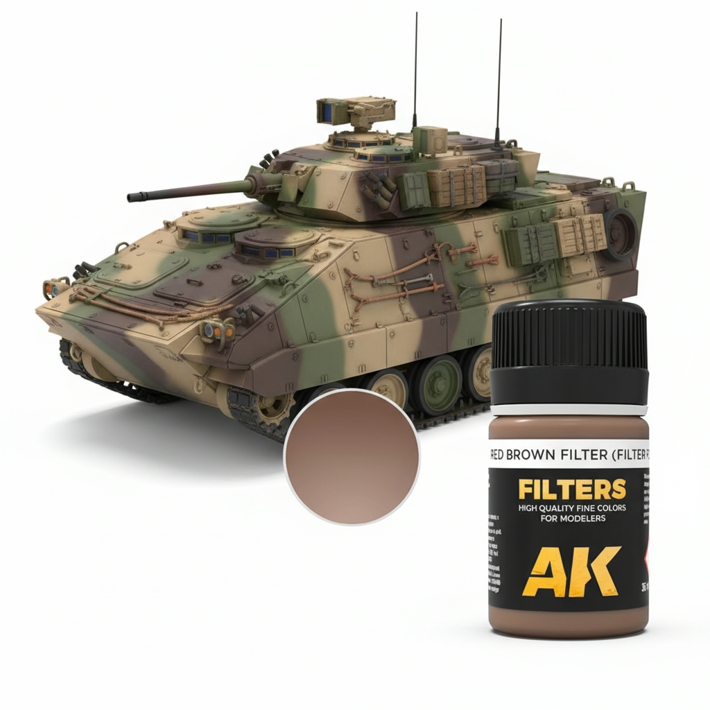 AK Interactive Red Brown Filter for Wood AKI 262