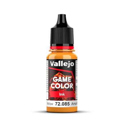 Vallejo Game Color Colour Game Ink Yellow 18ml 72085