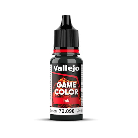 Vallejo Game Color Colour Game Ink Black Green 18ml 72090
