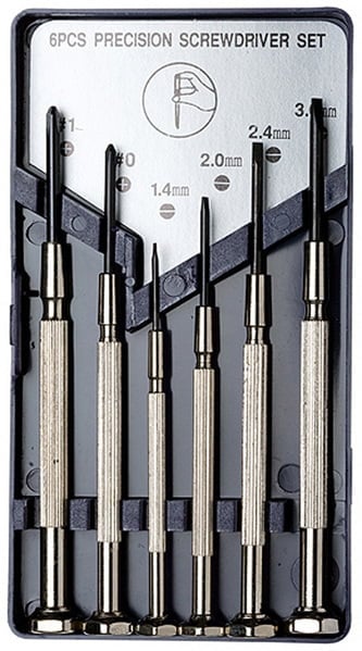 6 Piece Precision Screwdriver Set by Excel 55662