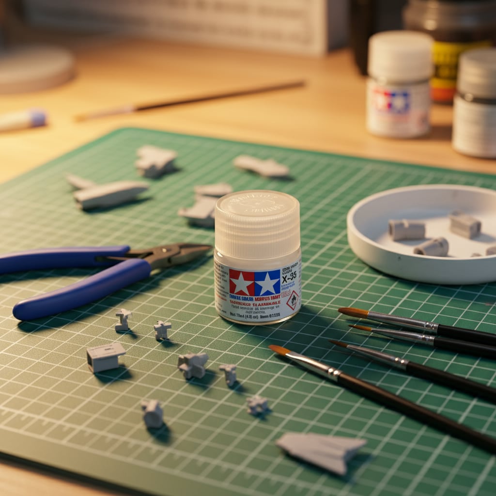 Peintures acryliques Tamiya X35 X-35 81535 Transparent semi-brillant