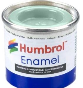 23 Peinture émail Humbrol mate bleu œuf de canard