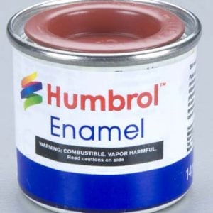Peinture émail Humbrol mat 100 brun rouge