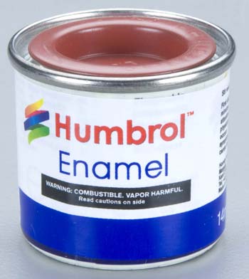 100 Red Brown Matt Humbrol Enamel Paint