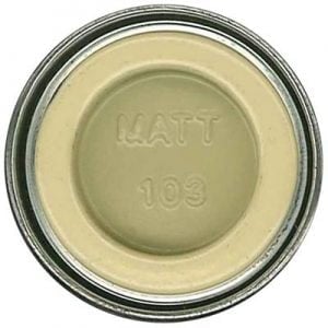 Peinture émail Humbrol mat 103 crème
