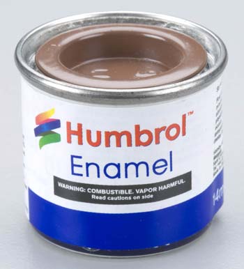 186 Brown Matt Humbrol Enamel Paint