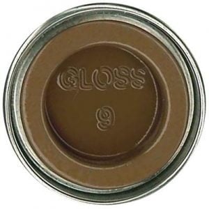 9 Peinture émail Humbrol brillante bronzée