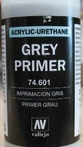 200ml Bottle Grey Primer by Vallejo 74601