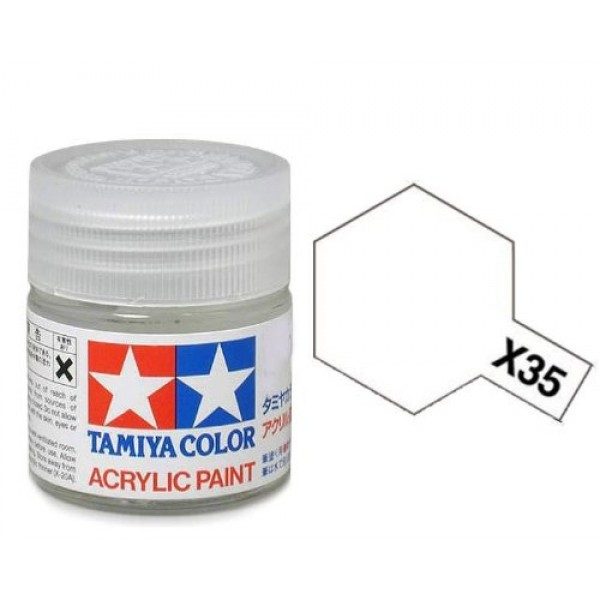 Tamiya Acrylic Paints X35 X-35 81535 Semi Gloss Clear