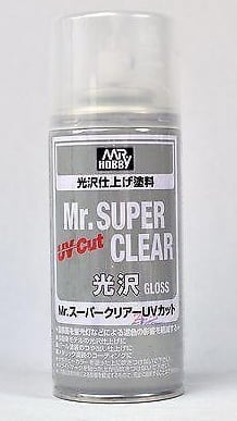 Mr. Super Clear UV Cut Gloss 68ml Spray GUZ B522