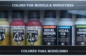 RLM Colors III Model Air Paint Set of 8 Vallejo 71164