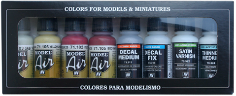 RLM Colors III Model Air Paint Set of 8 Vallejo 71164