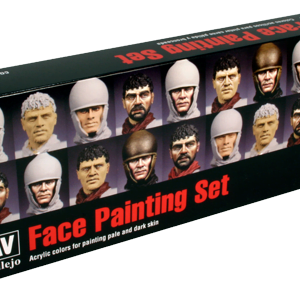 Ensemble de 8 peintures faciales Vallejo 70119