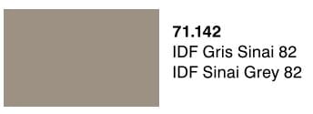 Vallejo Model Air Color Colour IDF Sinai Grey Gray 82 71142