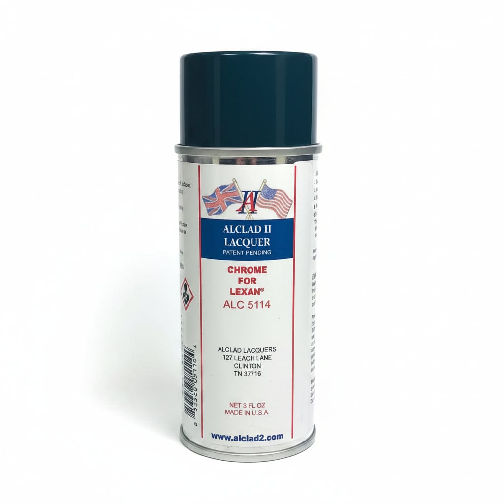 Alclad Chrome for Lexan Lacquer Spray Paint 5114