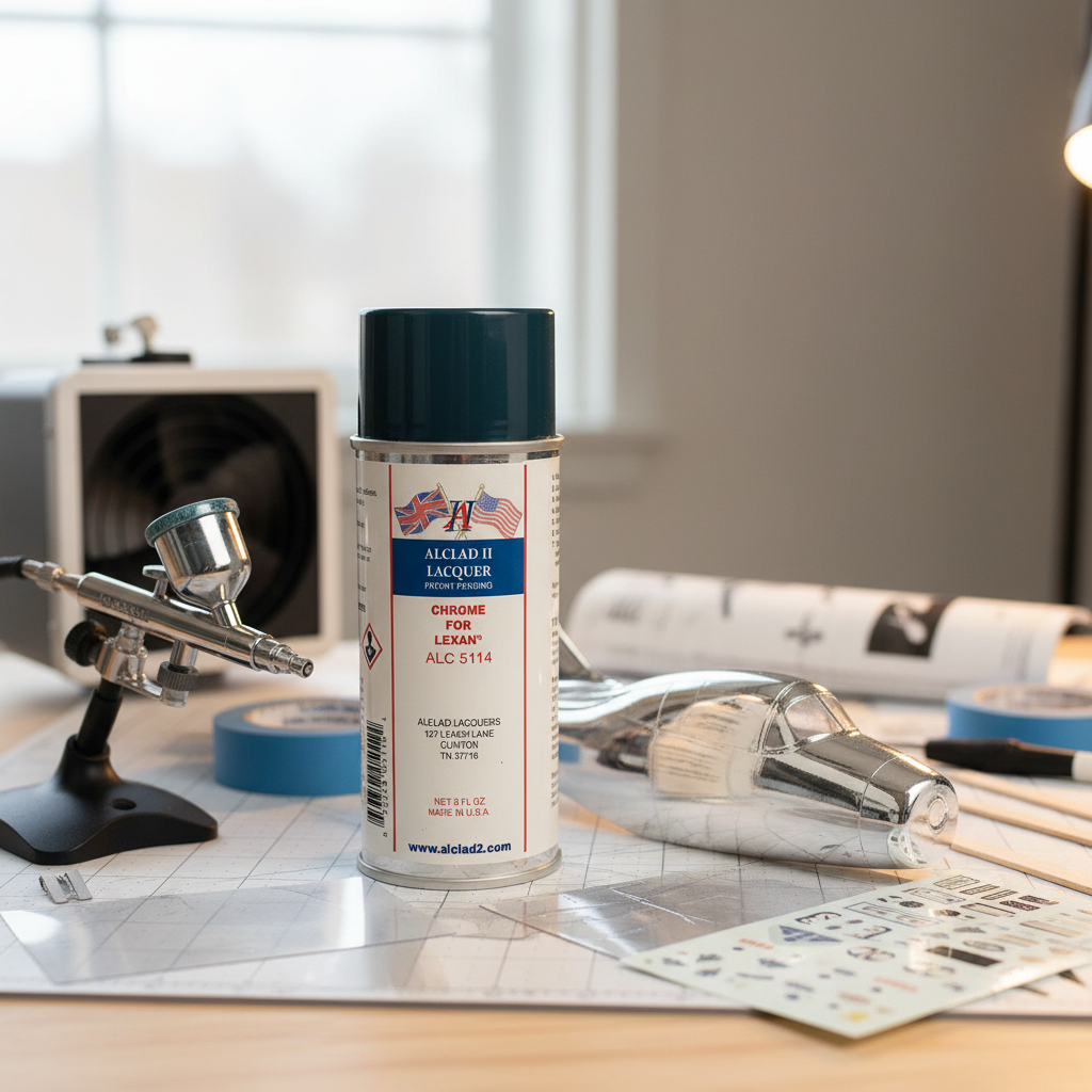 Alclad Chrome for Lexan Lacquer Spray Paint 5114