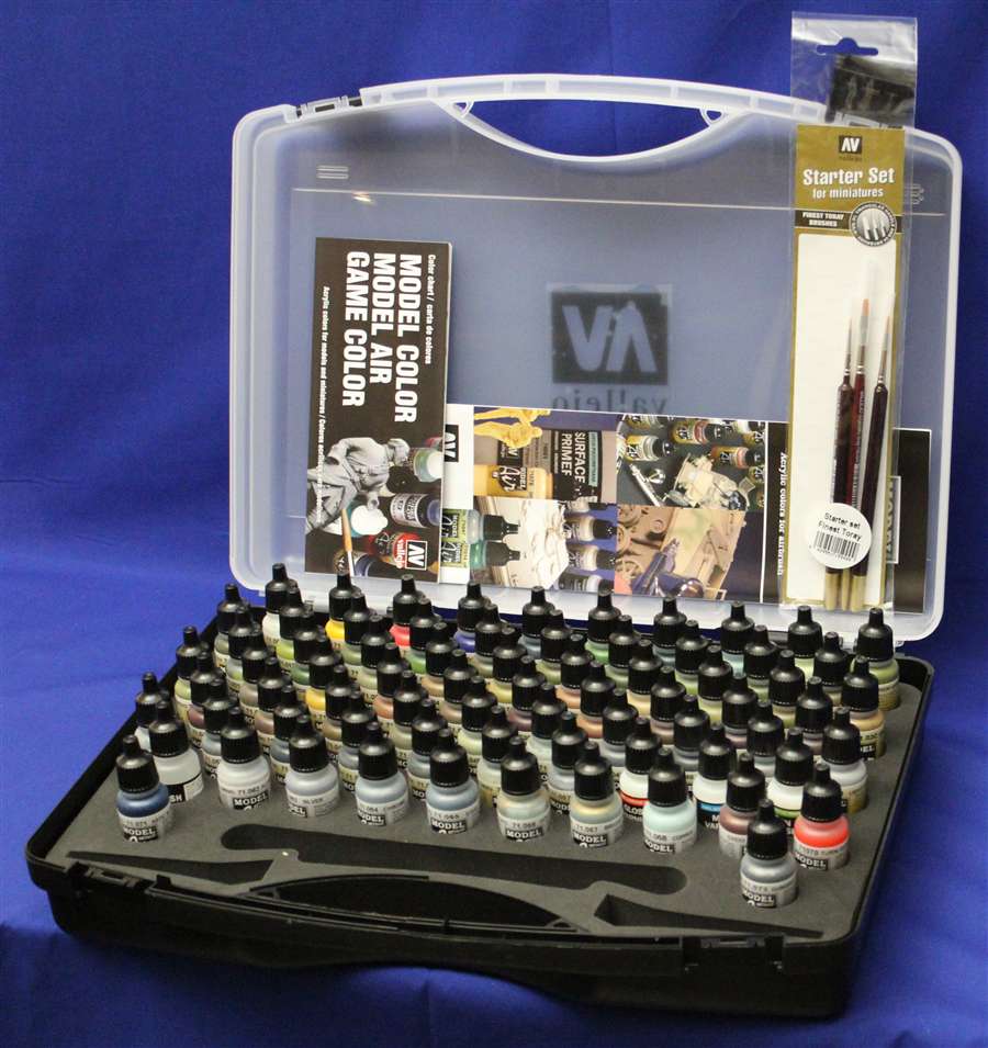 Acrylic colors set for Airbrush Vallejo Model Air Set 71191