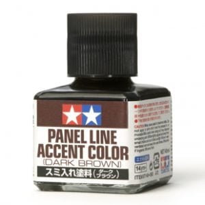 Dark Brown Tamiya Panel Line Accent Color 87140