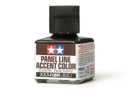 Dark Brown Tamiya Panel Line Accent Color 87140