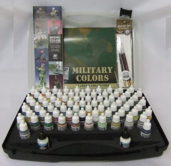 Military Colors Colours Acrylic Paint Set by Vallejo 70173