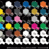 Full Set of 33 X Tamiya Colours Paint Chart