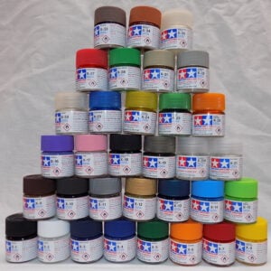 Ensemble complet de 33 peintures acryliques X Tamiya