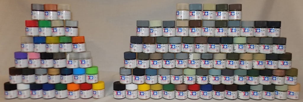 Tamiya Acrylic Paint Color Chart