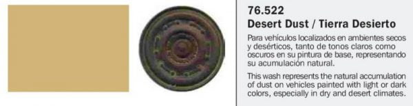 Modèle Wash for Weathering par Vallejo Desert Dust 76522