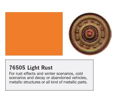 Model Wash for Weathering by Vallejo Light Rust 76505