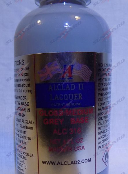 Alclad II ALC 316 Gloss Medium Grey Gray Base