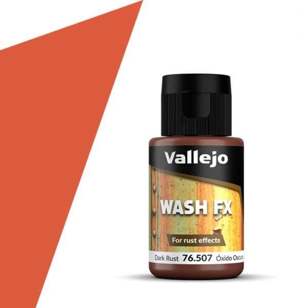 Vallejo Wash FX Dark Rust 76507