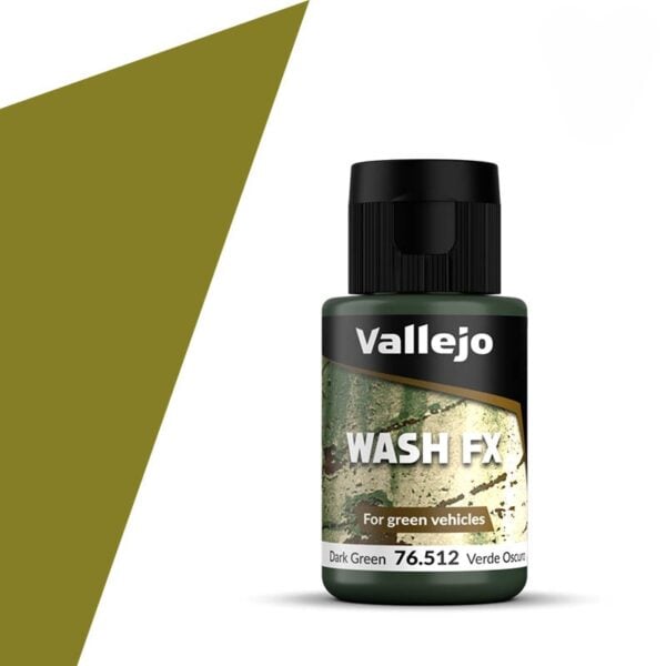 Vallejo Wash FX Dark Green 76512